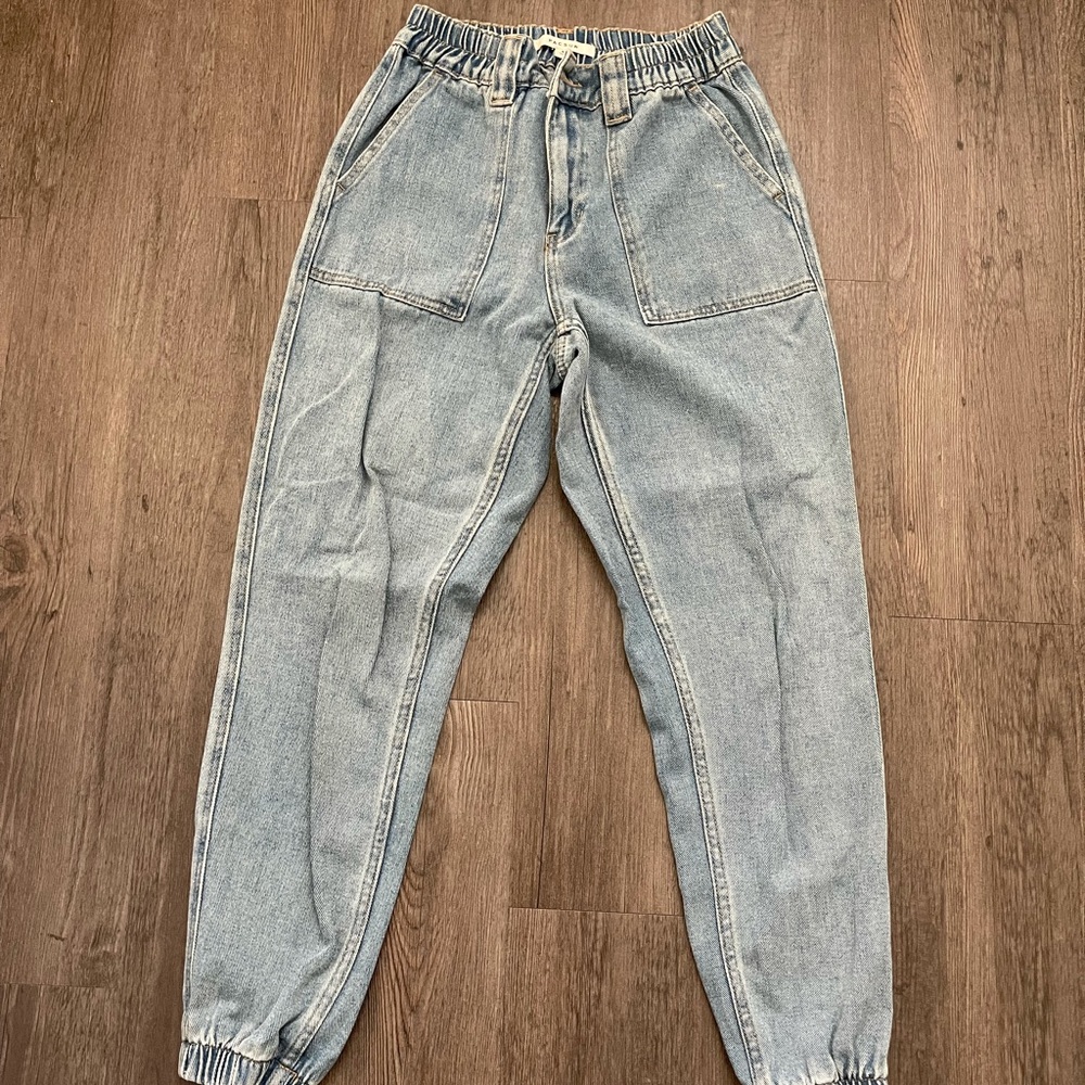 Pac Sun scrunched jeans
